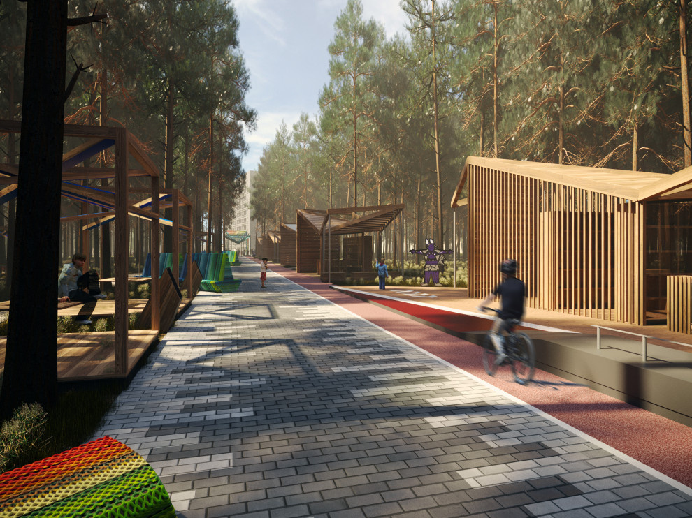 Реконструкция парка отдыха и центра детского творчества в г. Ухта