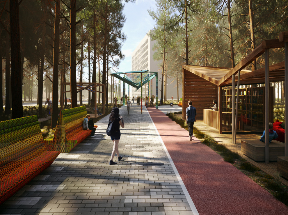 Реконструкция парка отдыха и центра детского творчества в г. Ухта