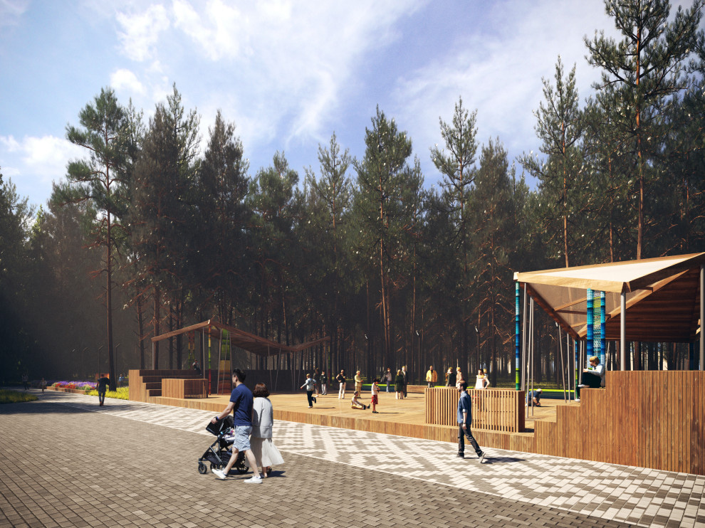 Реконструкция парка отдыха и центра детского творчества в г. Ухта