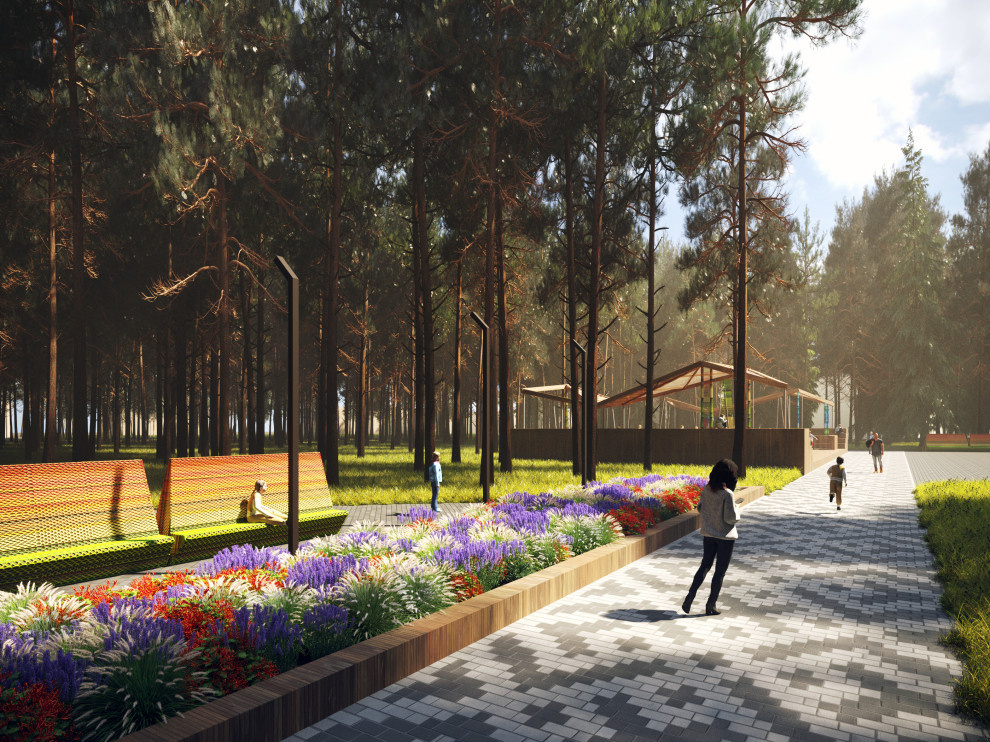 Реконструкция парка отдыха и центра детского творчества в г. Ухта