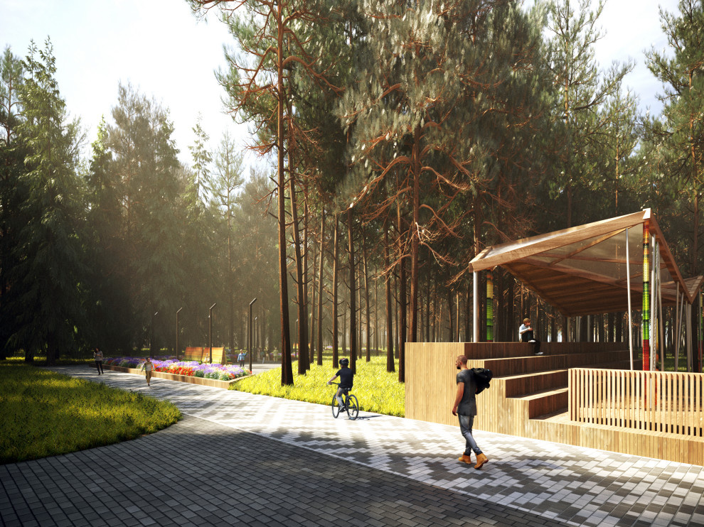 Реконструкция парка отдыха и центра детского творчества в г. Ухта