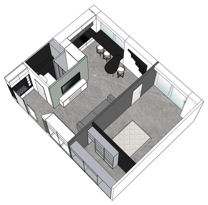 Стильная квартира для молодого человека