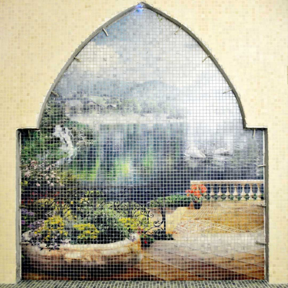 Фотопечать на керамической плитке, мозаике - панно, майолика.