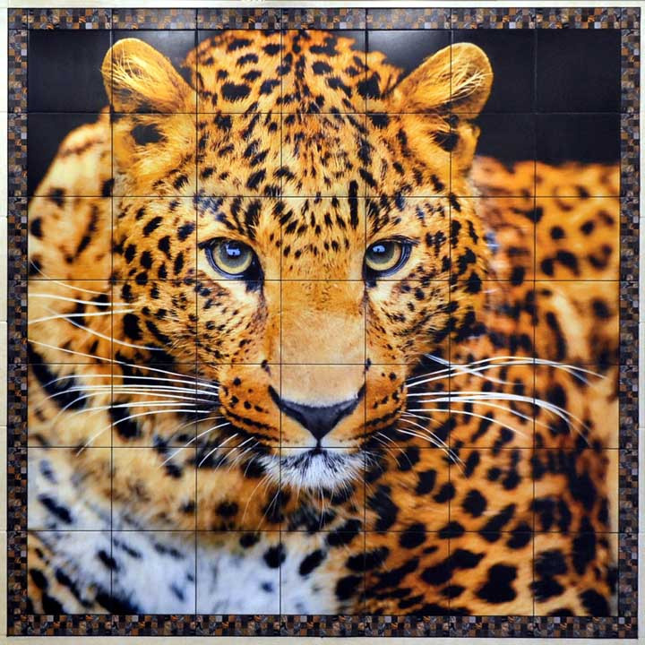 Печать на керамической плитке - панно, майолика.