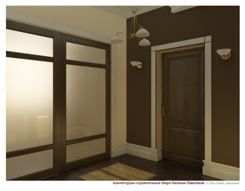 Квартира в классическом стиле 50 кв. м.