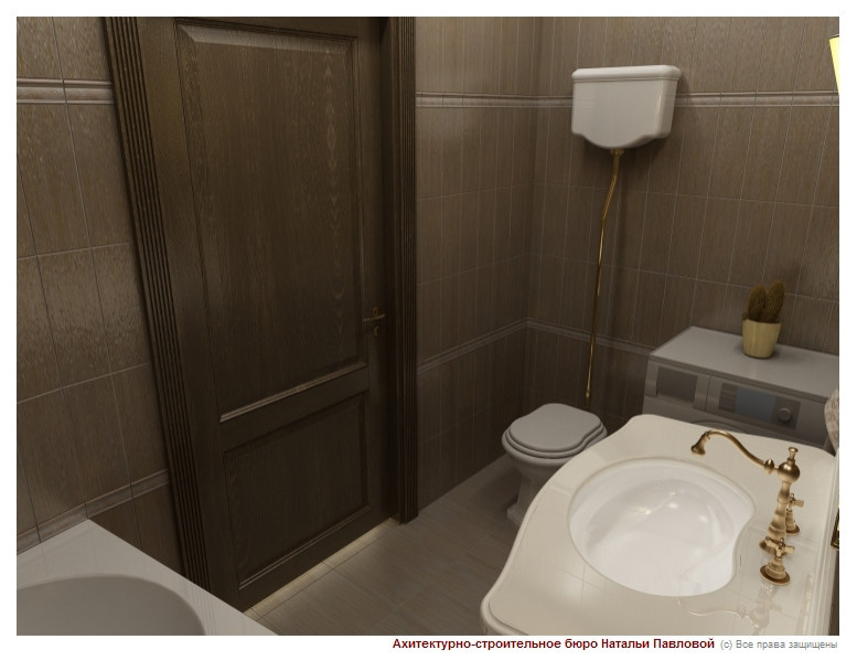 Квартира в классическом стиле 50 кв. м.