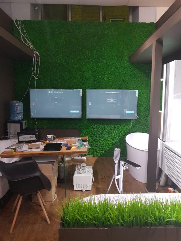 Фитостена и экодекор в интерьере