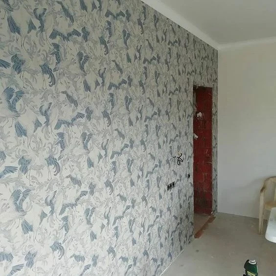 шведские обои с журавлями