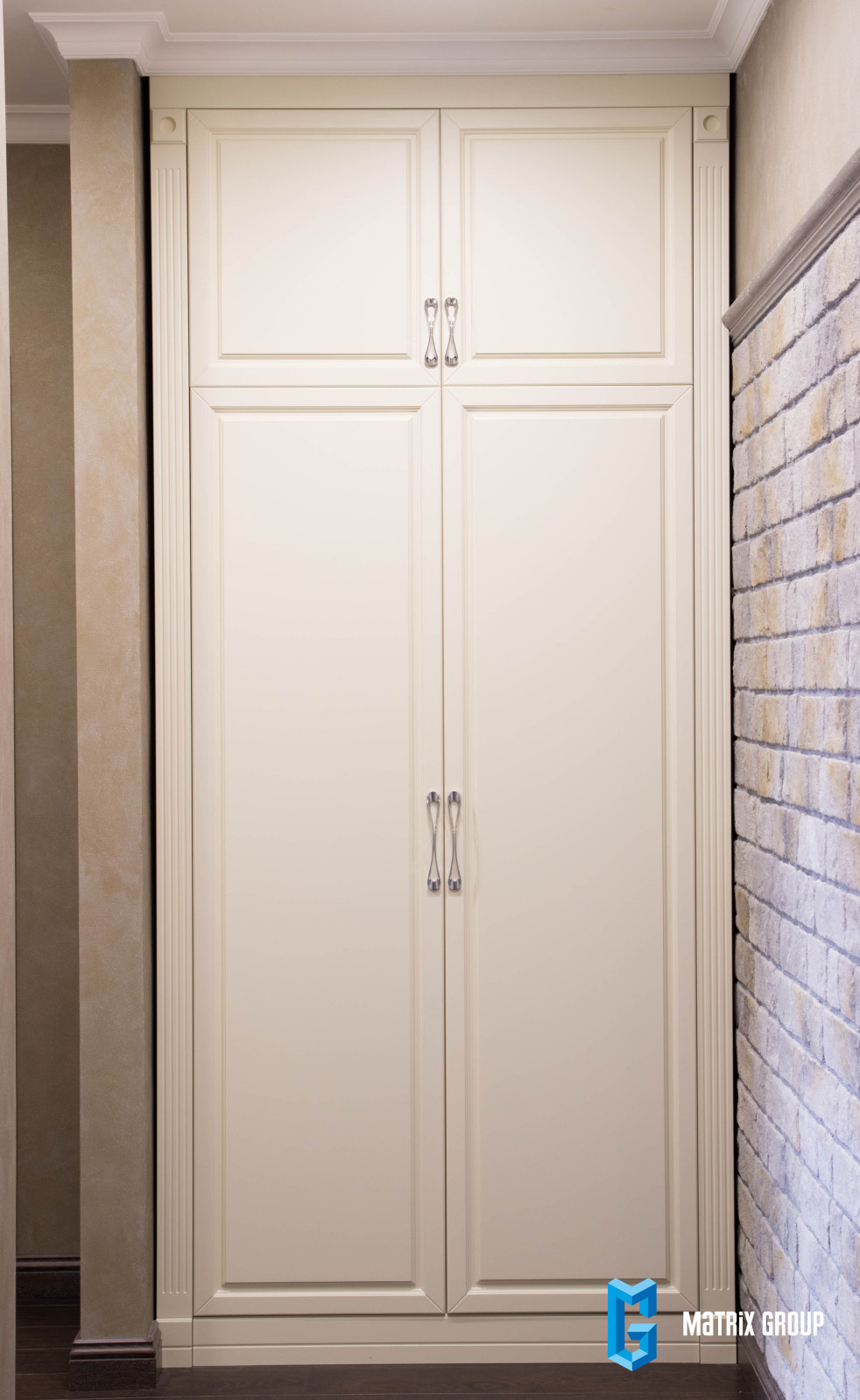 Шкафы и гардеробная в дом на Проспекте Мира