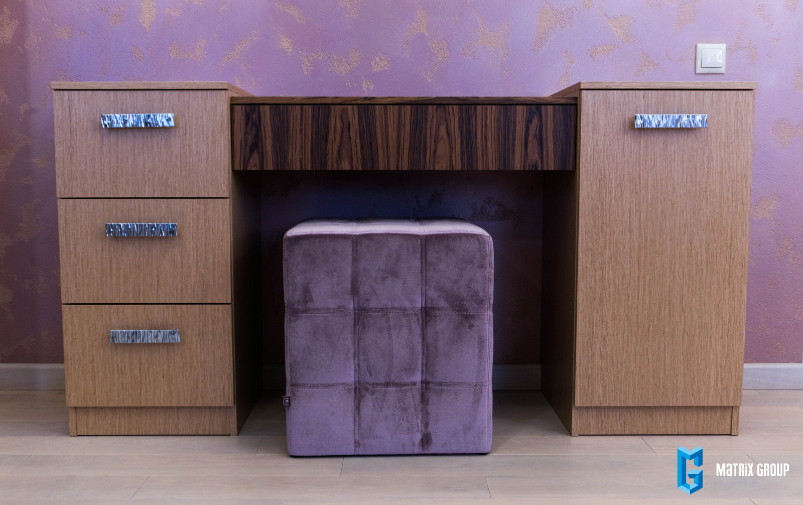 Корпусная мебель для всех жилых зон в ЖК Мономах