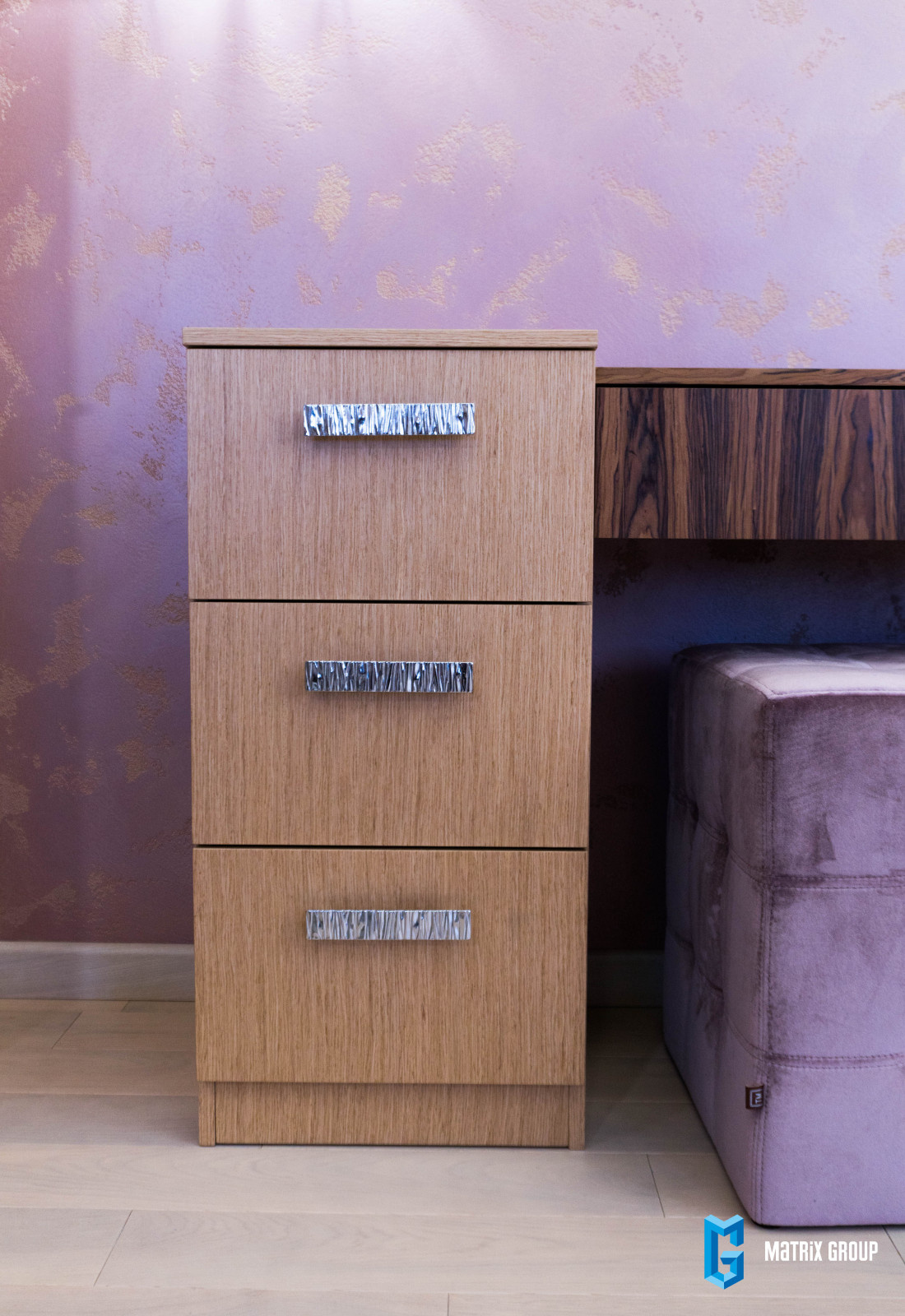 Корпусная мебель для всех жилых зон в ЖК Мономах