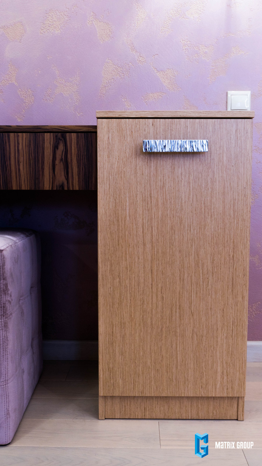 Корпусная мебель для всех жилых зон в ЖК Мономах