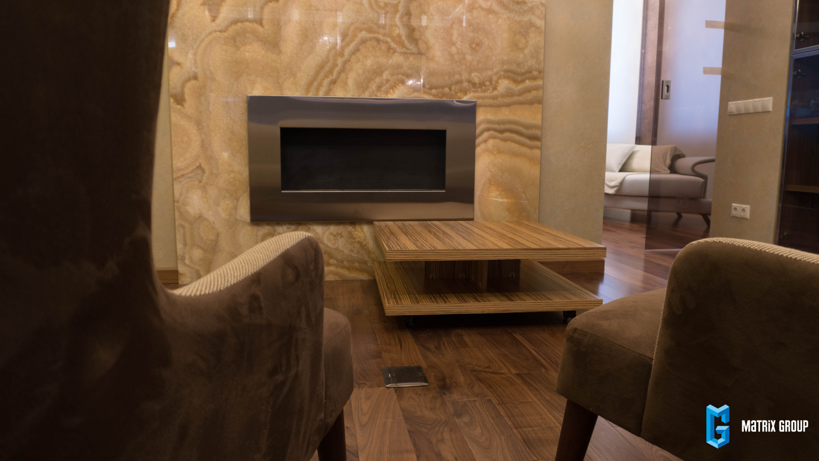 Корпусная мебель для всех жилых зон в ЖК Мономах