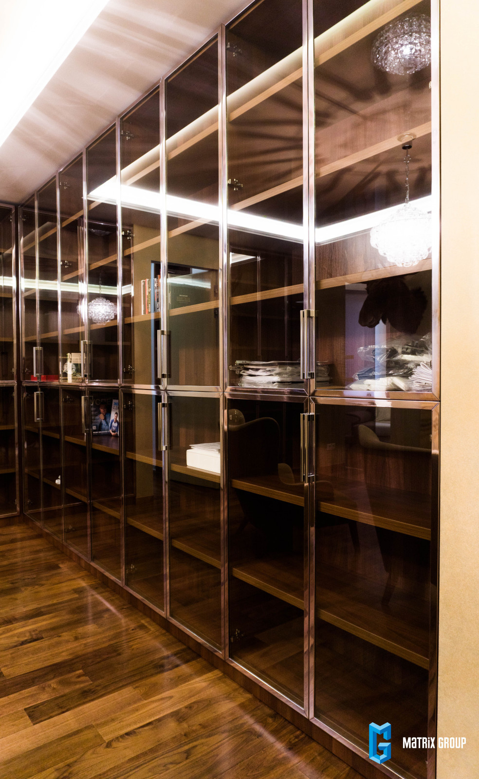 Корпусная мебель для всех жилых зон в ЖК Мономах