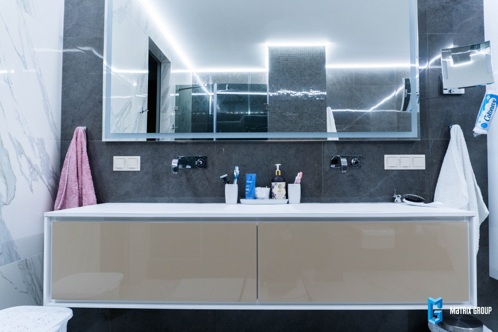 Корпусная мебель для всех жилых зон в ЖК Мономах