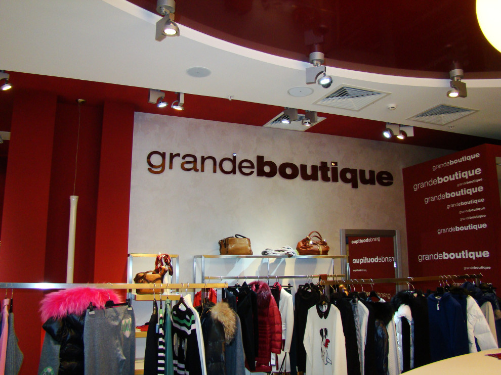 Интерьеры магазина Grandeboutique