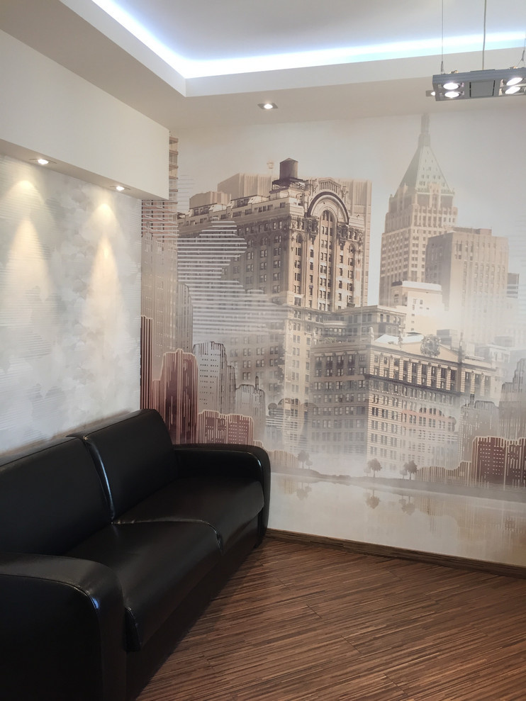 кабинет на два рабочих места с диваном