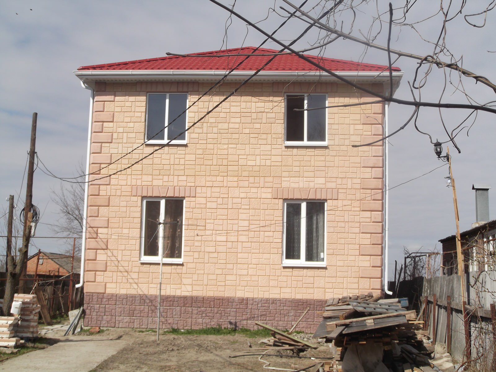 Дома, этапы строительства.