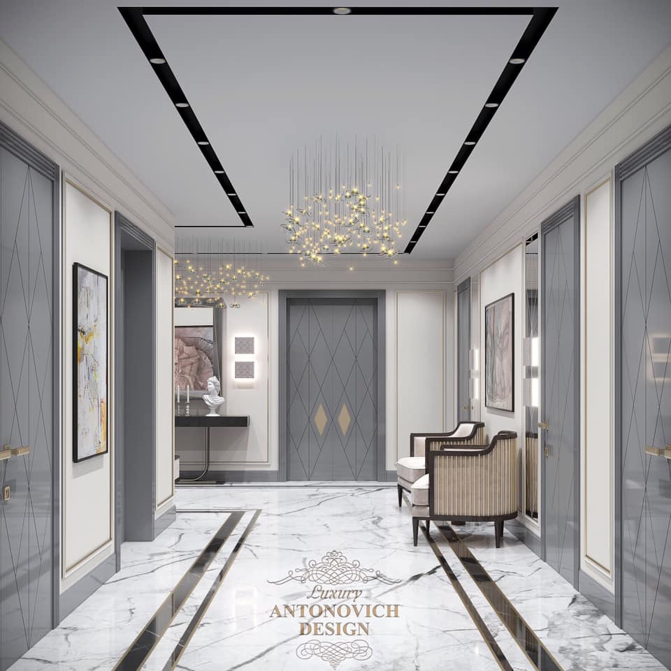 Стильный современный интерьер квартиры от дизайнеров Luxury Antonovich Design