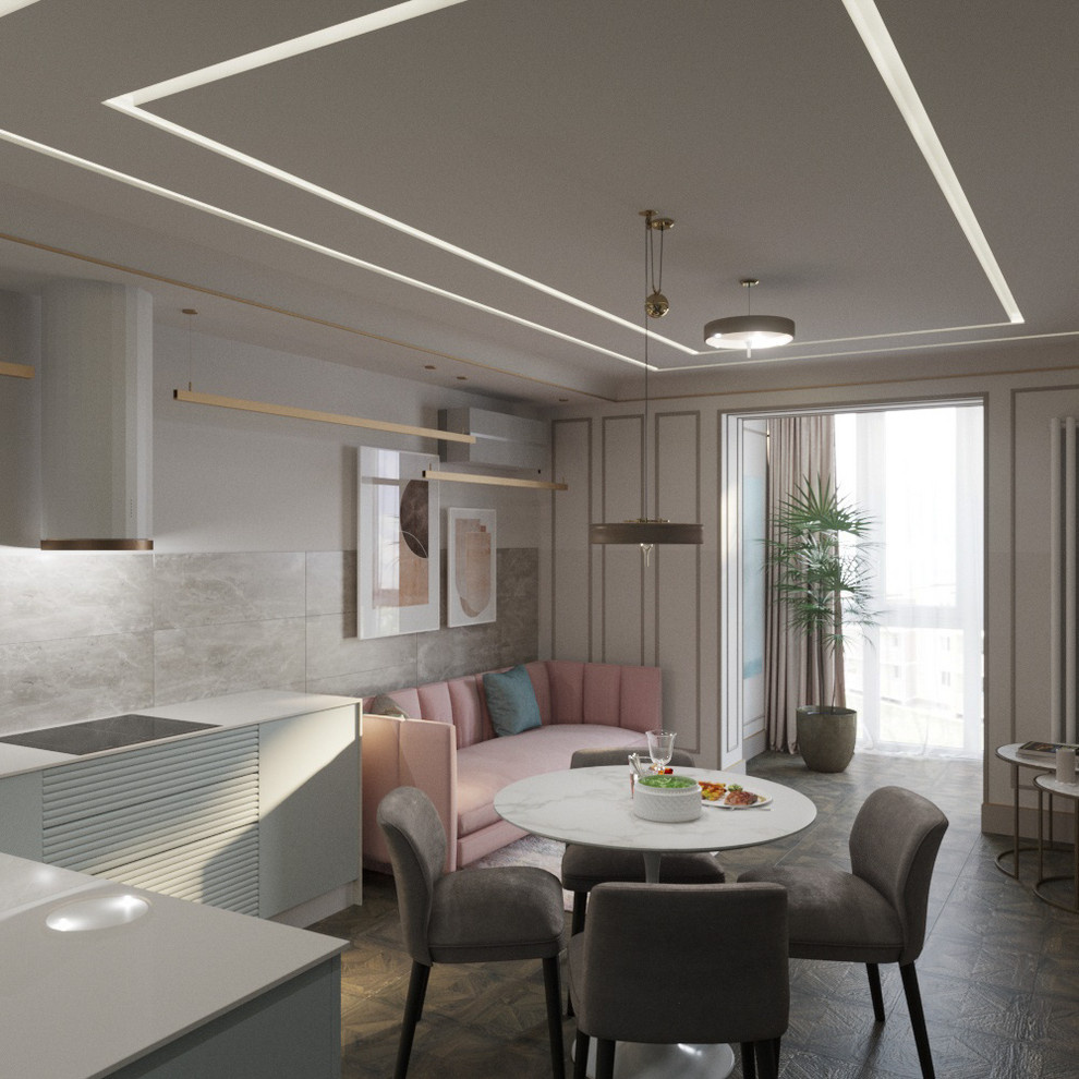 Волжский квартал (Кухня гостиная)