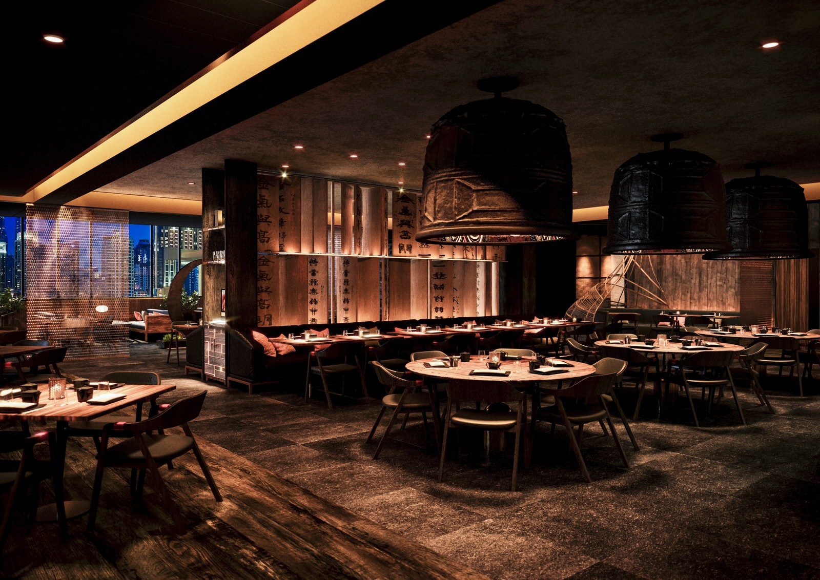 Design LSM, UK - OKKU restaurant, Dubai - January 2019