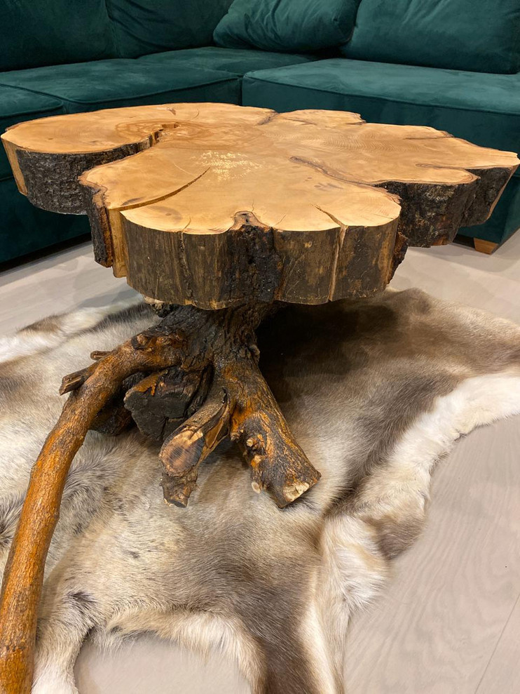 Журнальный стол из спила бука "Nature"