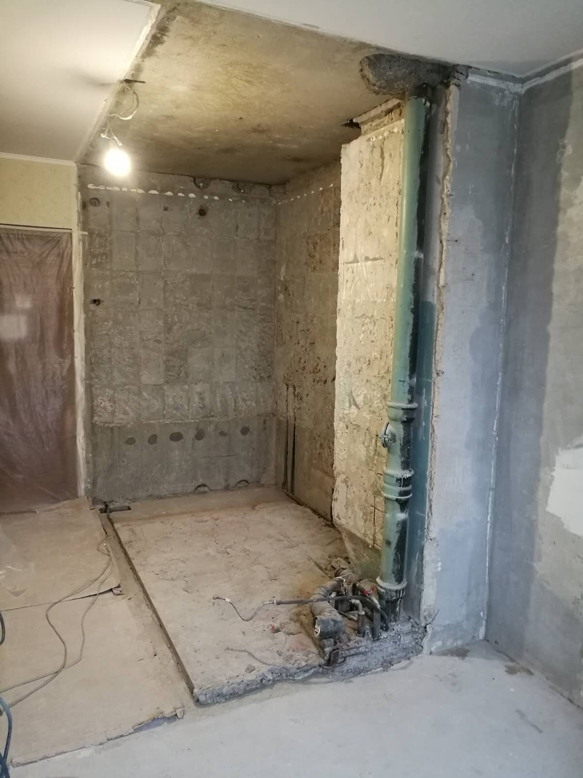 9 мая Ванная перепланировка