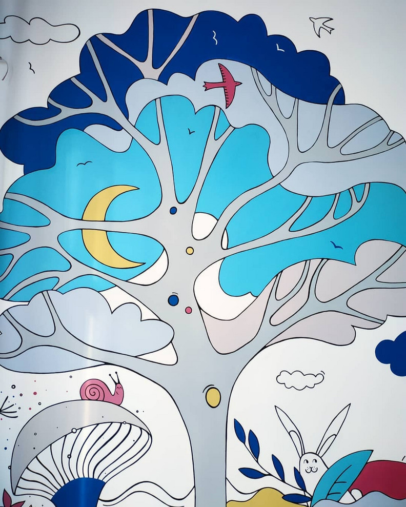 роспись в детском лофте