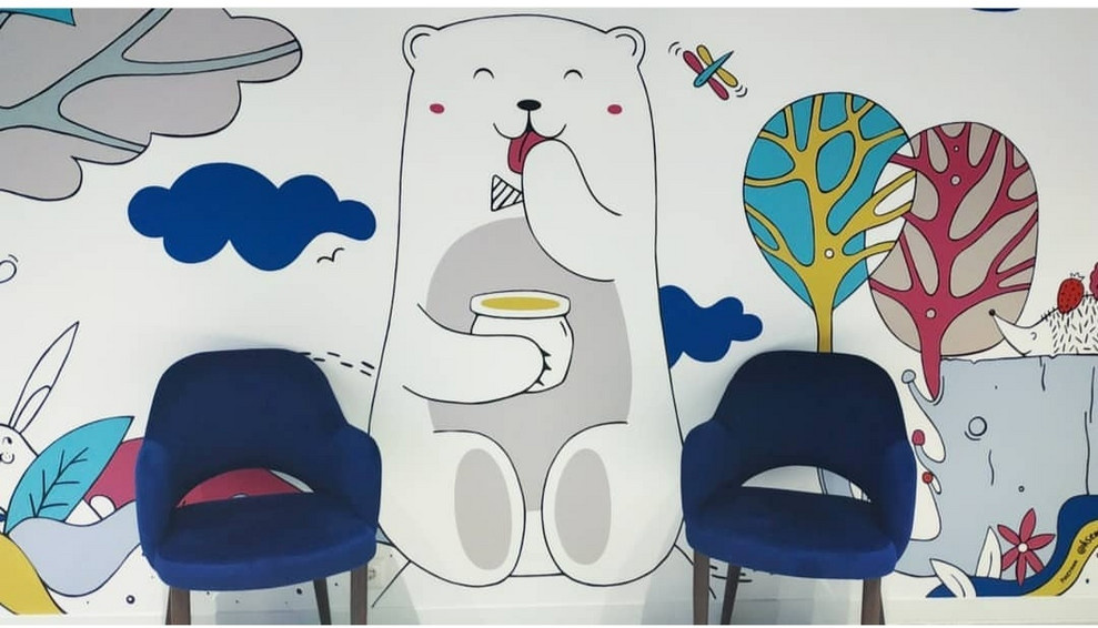 роспись в детском лофте