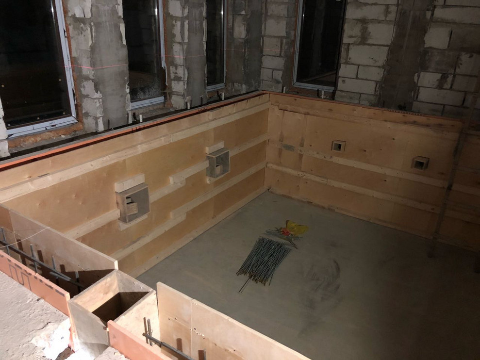 Строительство скиммерного бассейна