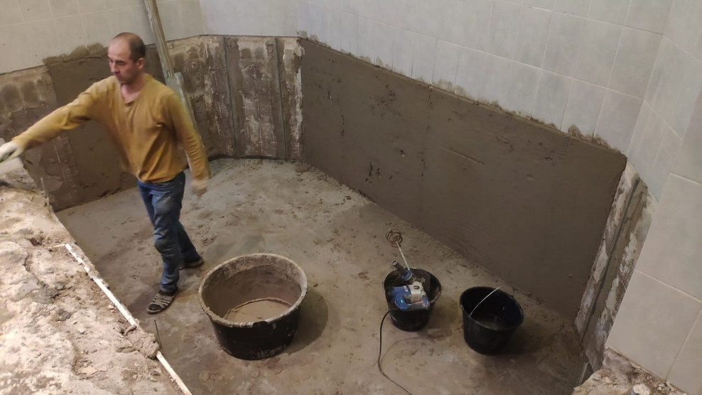 Бассейн "до" и "после"