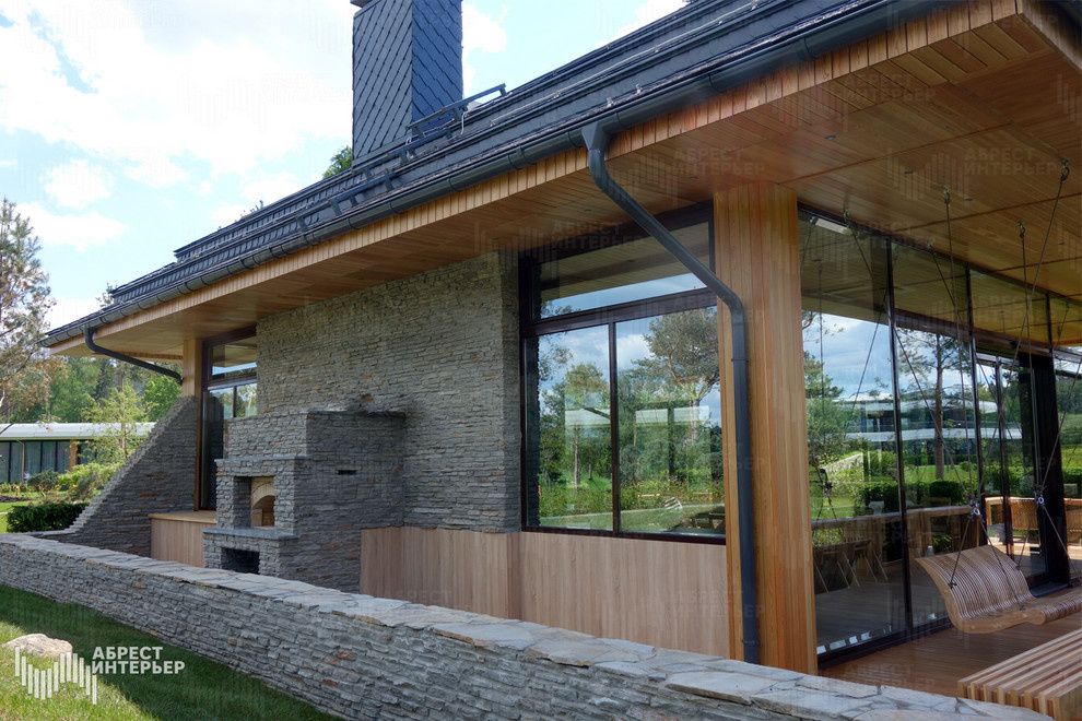 Строительство и внутреннее оснащение Дома для отдыха и совещаний