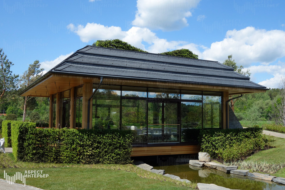 Строительство и внутреннее оснащение Дома для отдыха и совещаний