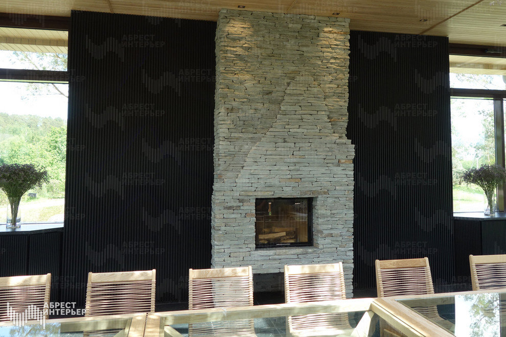 Строительство и внутреннее оснащение Дома для отдыха и совещаний