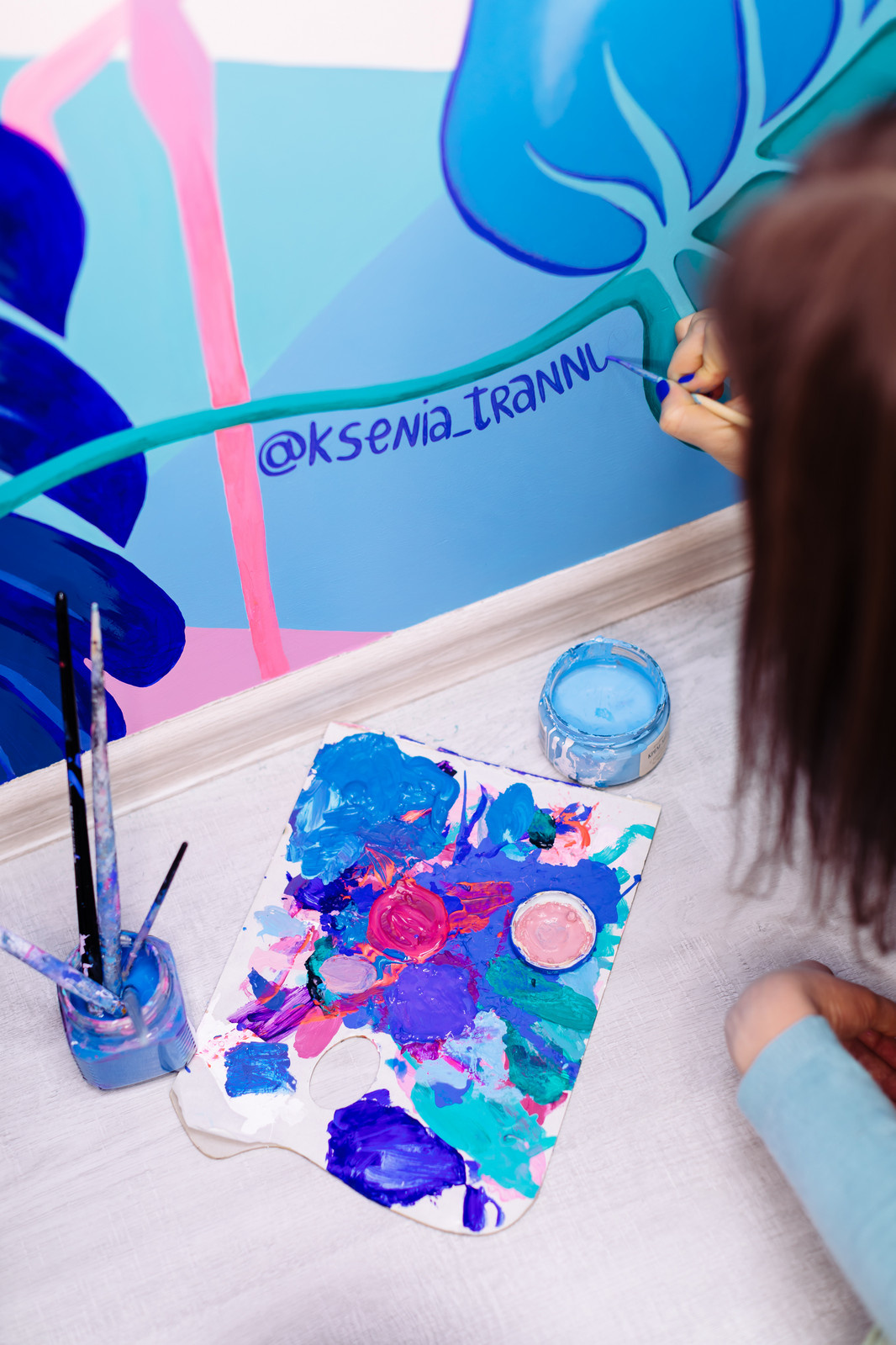 Фламинго в студии