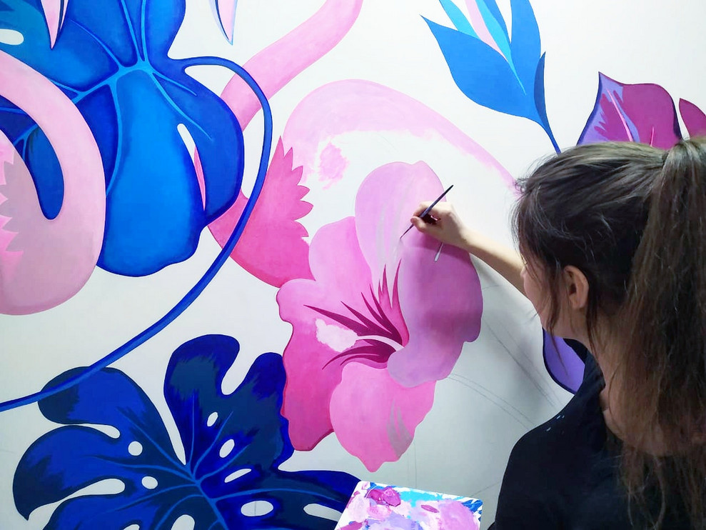 Фламинго в студии