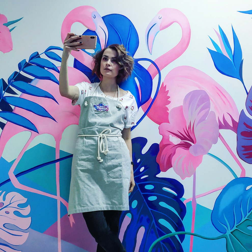 Фламинго в студии