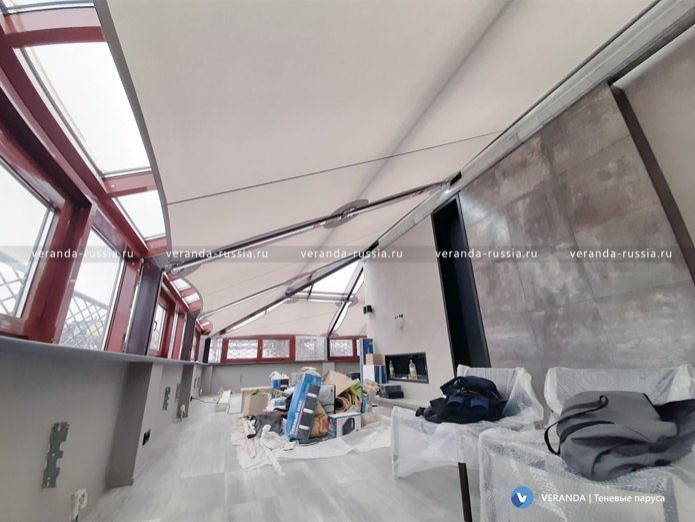 Солнцезащитная система для зимнего сада в Москве