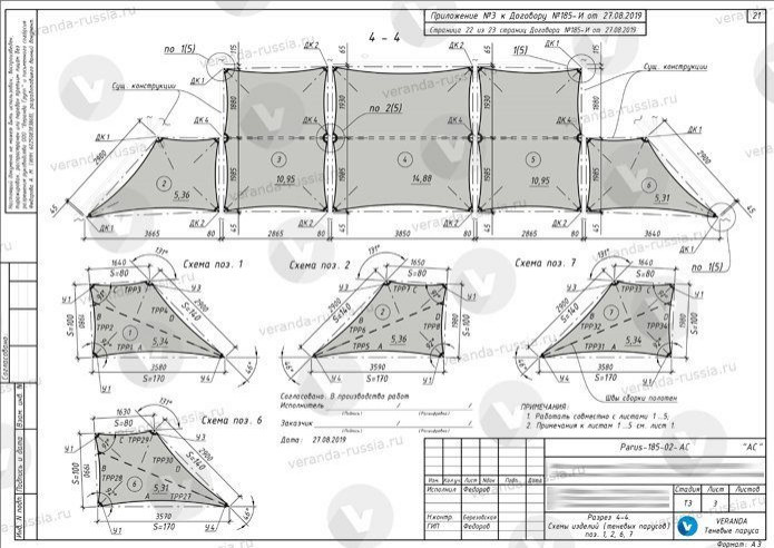 Солнцезащитная система для зимнего сада в Москве