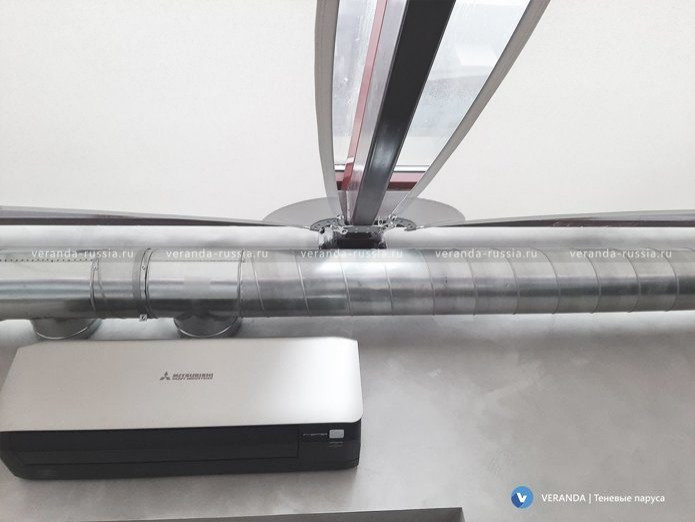 Солнцезащитная система для зимнего сада в Москве