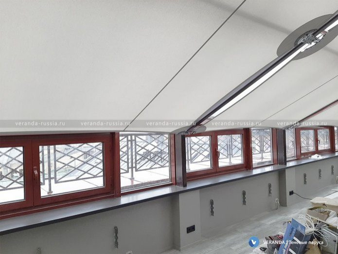 Солнцезащитная система для зимнего сада в Москве