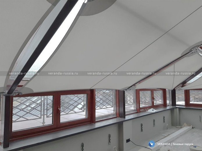 Солнцезащитная система для зимнего сада в Москве