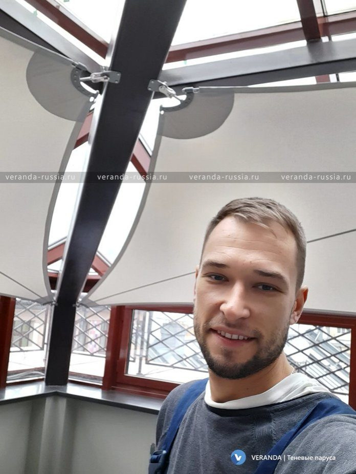 Солнцезащитная система для зимнего сада в Москве