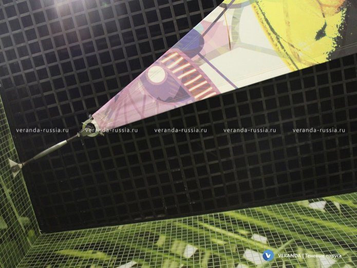 Дизайн потолка: необычная декоративная конструкция из натяжных парусов