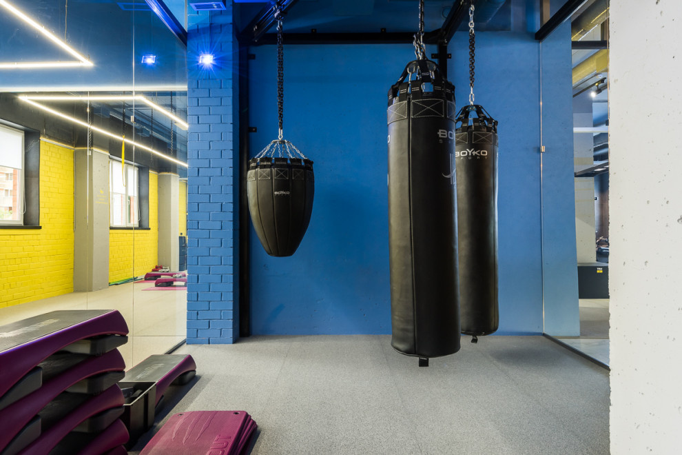 Дизайн интерьера фитнес центра.