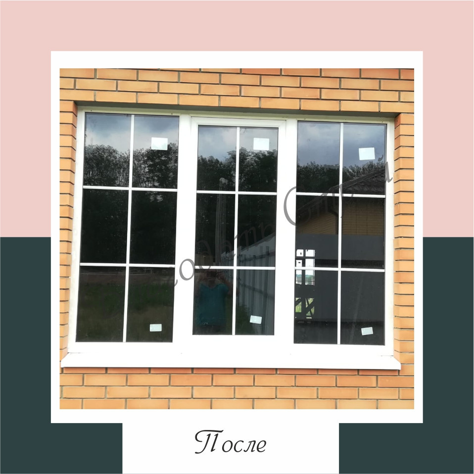 Шикарные окна с декоративной раскладкой