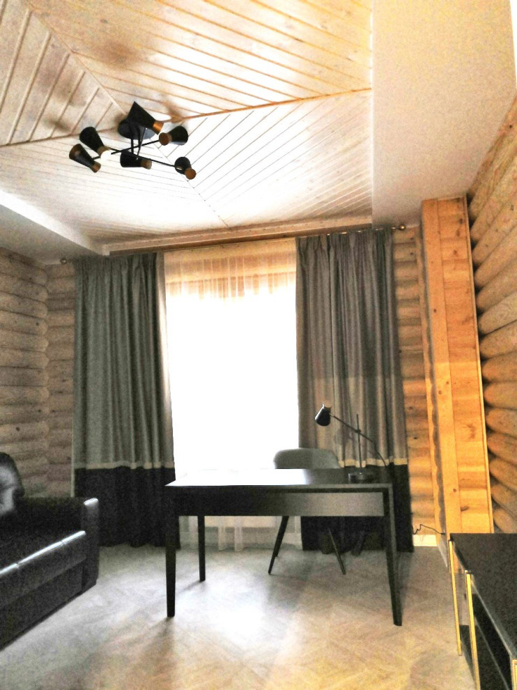 Деревянный дом в современном стиле