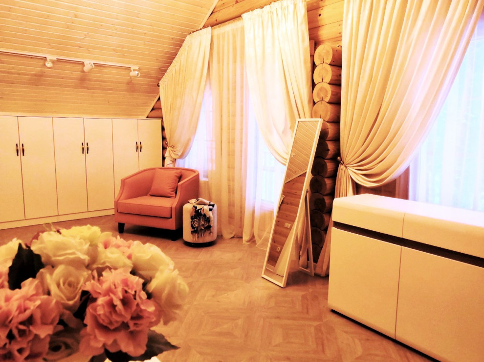 Деревянный дом в современном стиле