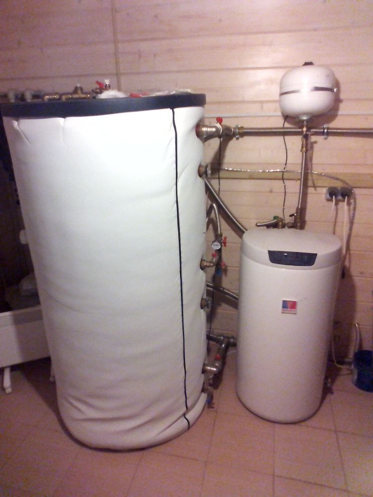 Обложка проекта: Каминная топка Hoxter c водным контуром в частном доме