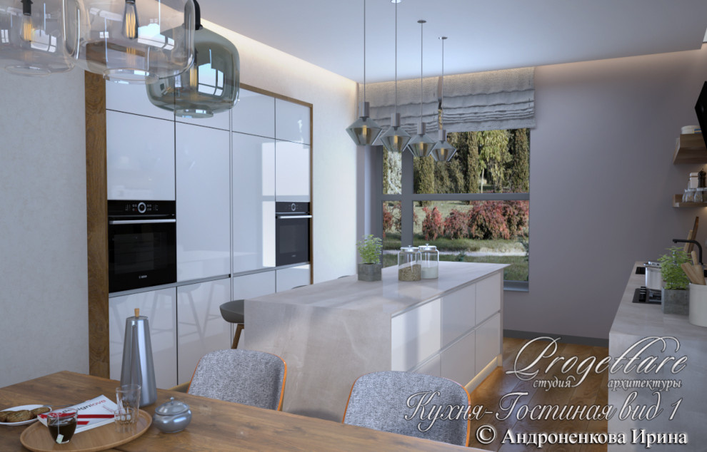 Дизайн интерьера загородного дома в  Репино